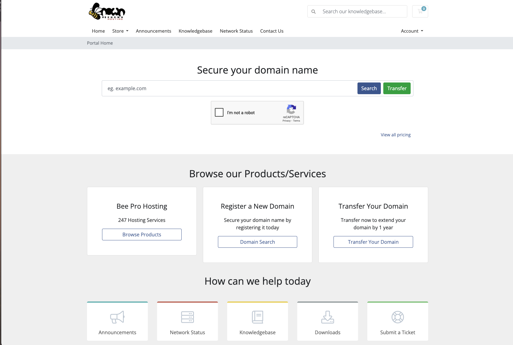 Beknownhosting.com